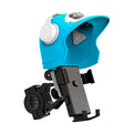 Generic Motorcycle Helmet-Style Umbrella Phone Holder with Button Control ABS Plastic Wired Model HOLD.103