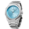 Hot Sale Arabic Numerals Design Fashionable Automatic Mechanical Men's Watch Light Blue OEM 41mm Charm Luxury Business Watches