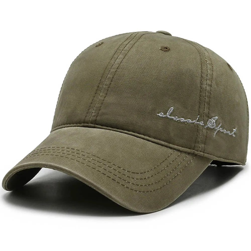 FS Vintage Brown Letter Baseball Cap For Men Brand Women Hat Summer Streetwear Hip Hop Caps Cotton Trucker Hats Gorras Hombre