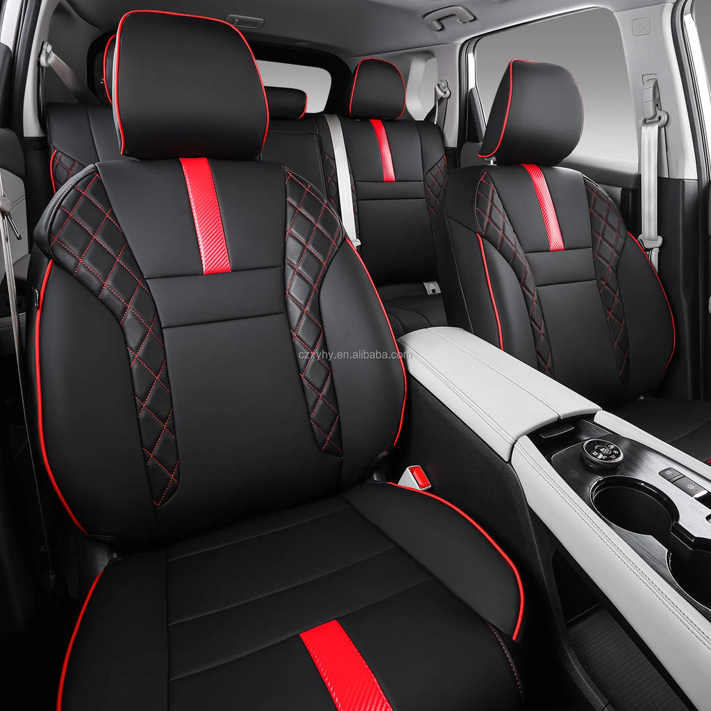 Luxury Sports Car Seat Cover Customized for 2017-2019 Nissan Rogue Leather Seat Covers All-Season Car Accessories