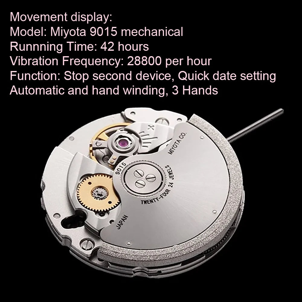 Designer Luxury Sapphire Automatic Mechanical Movement Watches Iced Out VVS Moissanite Watches for Men Wholesale