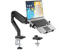 ZhongQu DT-01LP 17"-34" 10-12kg 2-in-1 Laptop Desk Mount Single Monitor Stand Mechanical Spring VESA Mount Bracket Metal  Stock