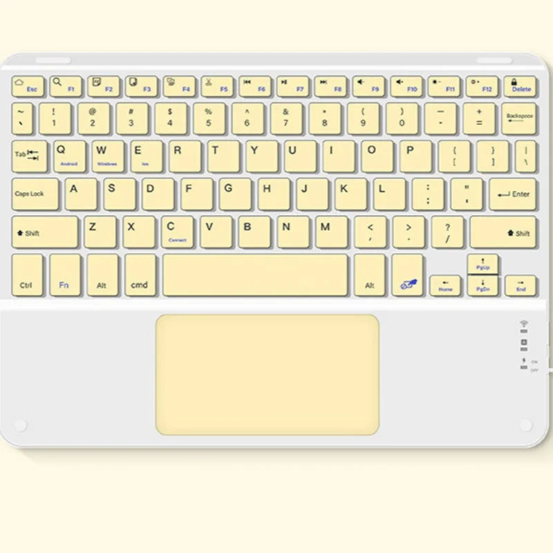 Tablet Covers & Cases Wireless 10\" Touchpad Keyboard for IOS Android for Windows System Tablet PCs Scissor Mechanical Optical