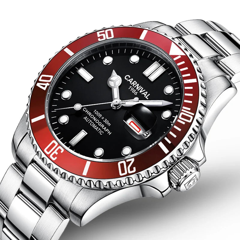 Wholesale OEM Luxury Designer High Quality Men's Sport Fashion Waterproof Mechanical Watch Repeater Miyota Stainless Steel Band
