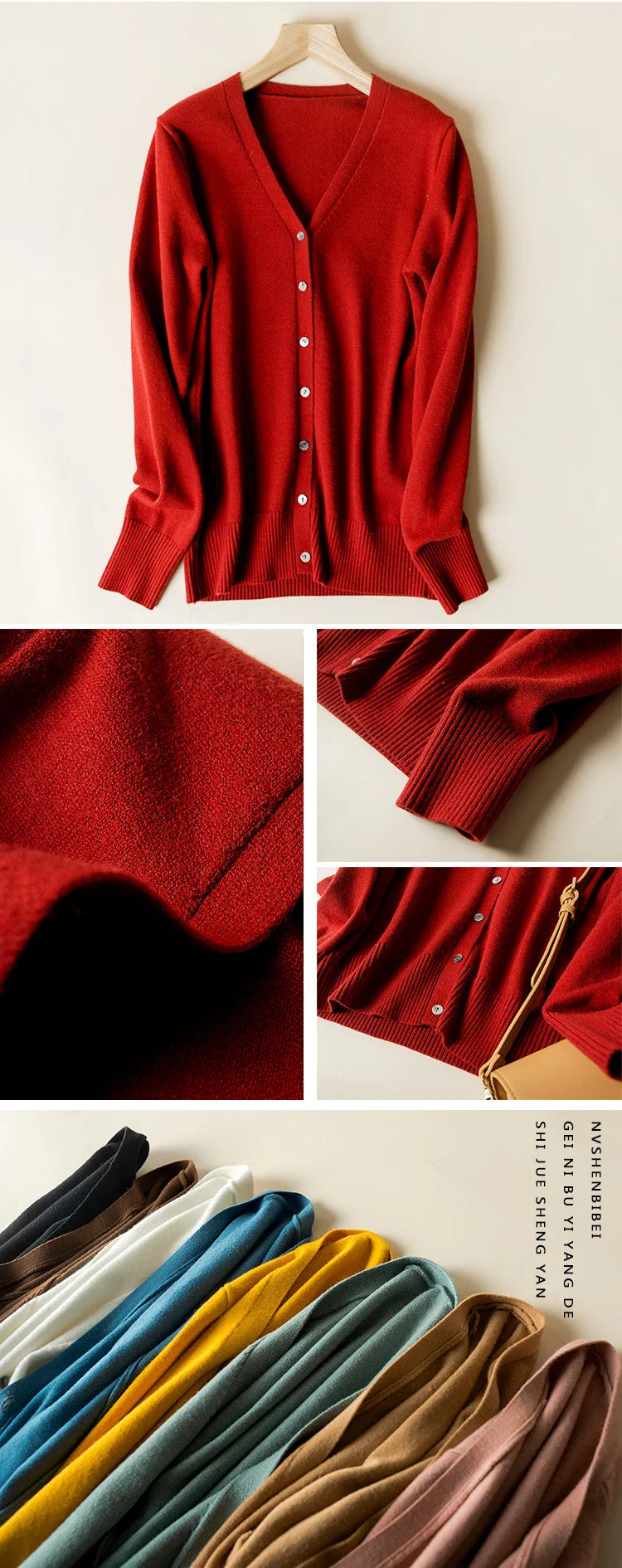 2025 Women Cardigans Long Sleeve Knitted Outerwear Solid Thin Spring Autumn Sweaters V-neck Knitwears Korean Fashion Cardigans