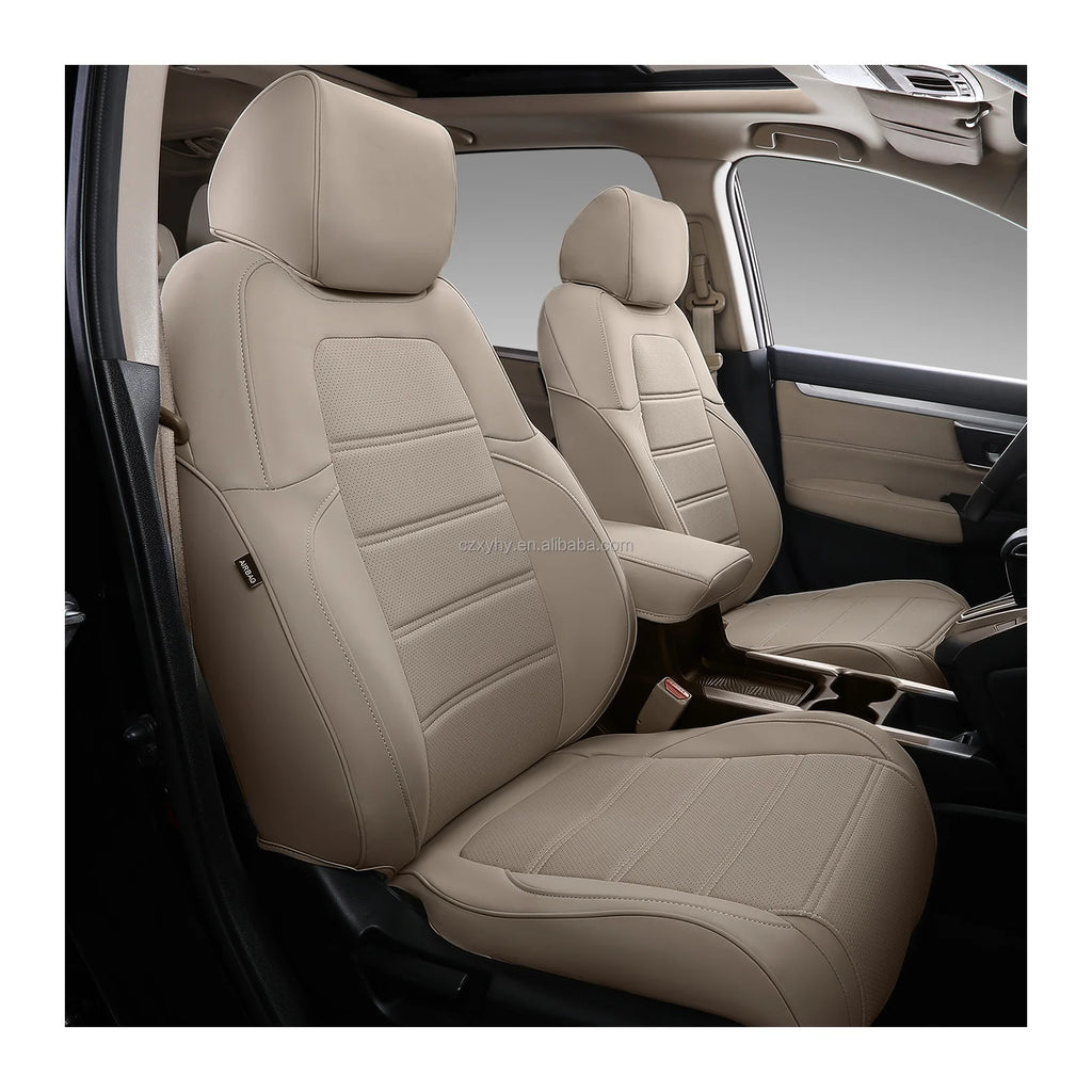Luxury Car Seat Cover Customized for 2017-2021 Honda CRV Car Leather Seat Covers Car Accessories Front Rear Seat Cover