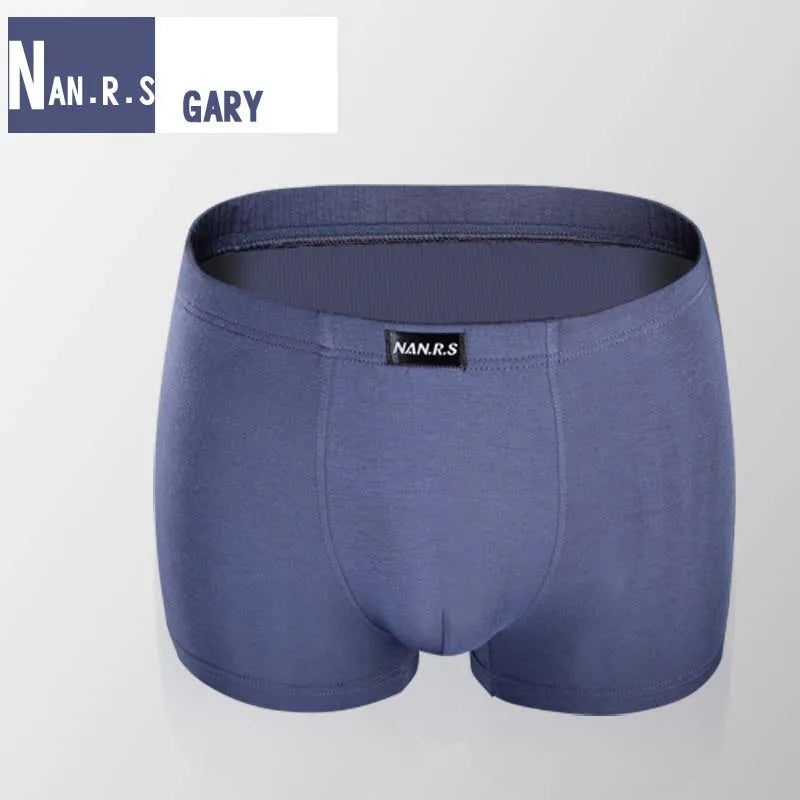 Men's Underwear Boxer Shorts Bamboo Fiber Solid Color Male Pants Breathable Underpants Boxer For Men Pantalones Para Hombres New