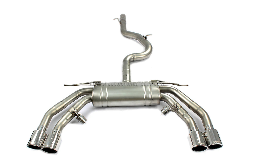 Audi S3 8P 8V Performance Exhaust Parts Auto Stainless Steel Catback Muffler with Valve Car Accessories Pipe