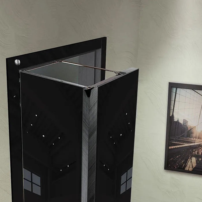 Modern 180Degrees Stainless Steel Bi-Folding Door Mechanism Full Access Hardware Sliding Barn Hinge System for Kitchen Home
