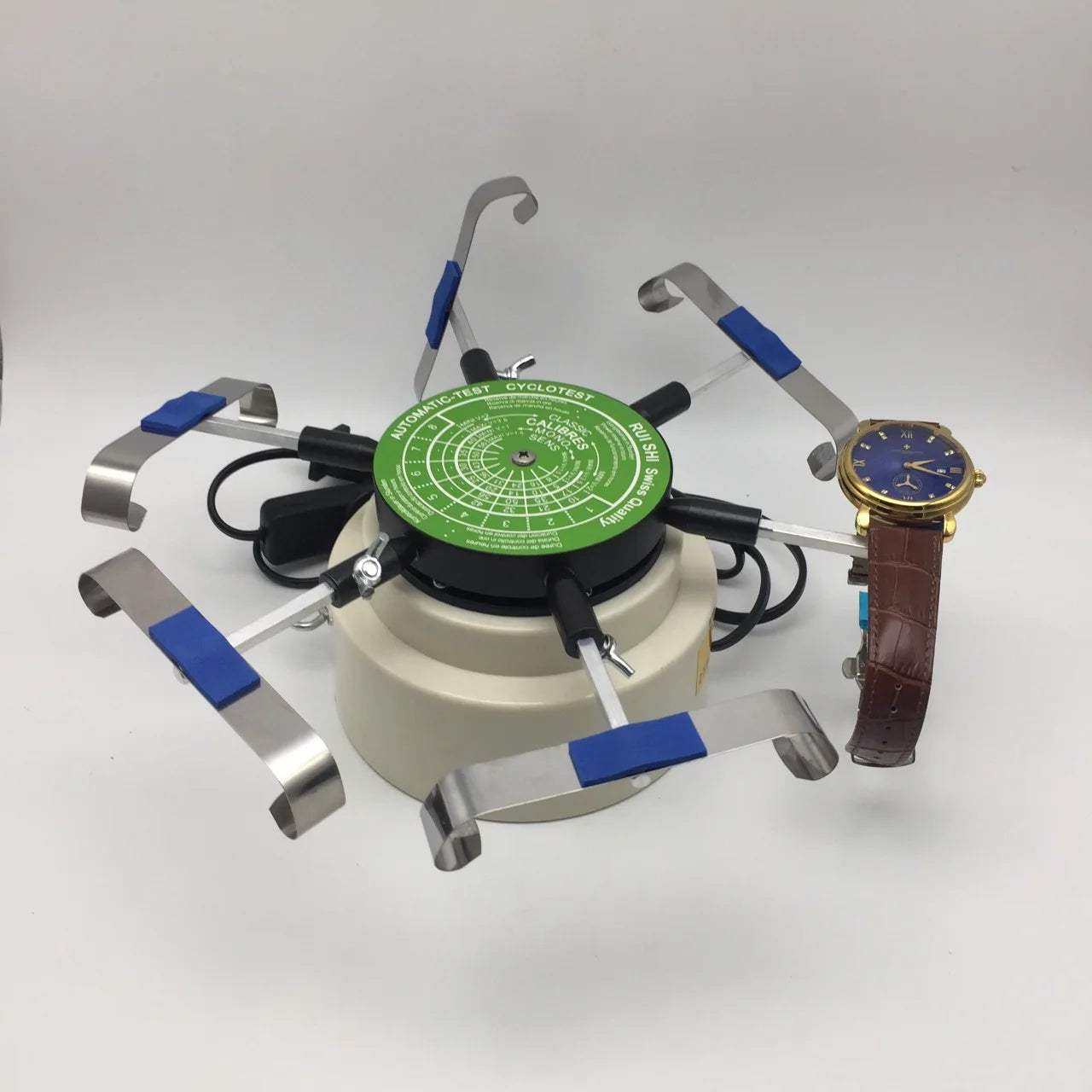 Watch Repair Tools 6 Arms Automatic Cyclotest Watch Winder for Watchmaker Testing Mechanical Watch Tester Tools