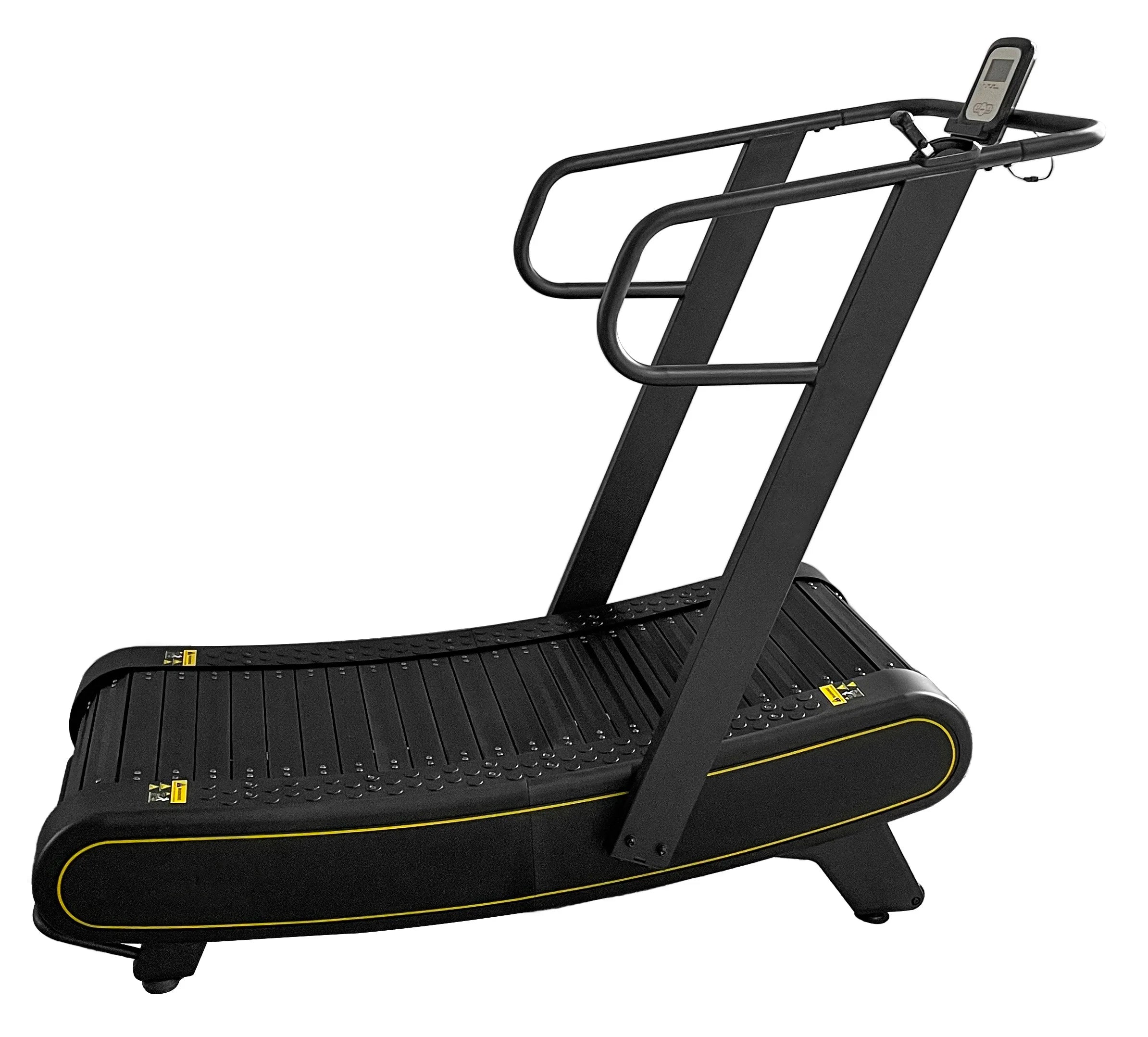 Curved Unpowered Home Fitness Treadmill  Multi-Exercise Mode Gym Mechanical Treadmill Manual Heart Running