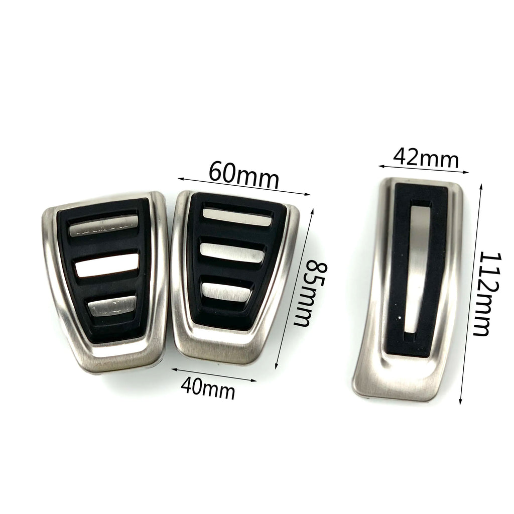 For Audi E-Tron Q4 / Porsche Macan Macan S 2019- Car Styling Accessories Foot Rest Accelerator Fuel Gas Pedal Brake Pedal Cover