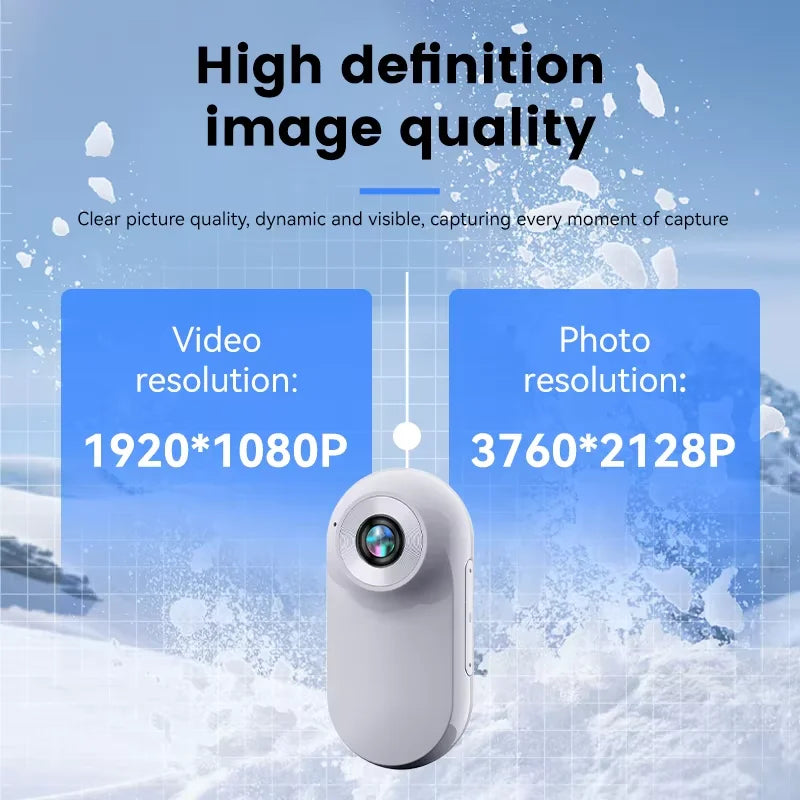 Pet Training Cat Dog Mini Camera Collar 1080P HD Real-Time Tracking Waterproof IP67 Eco-Friendly Fashion Design Nylon Material