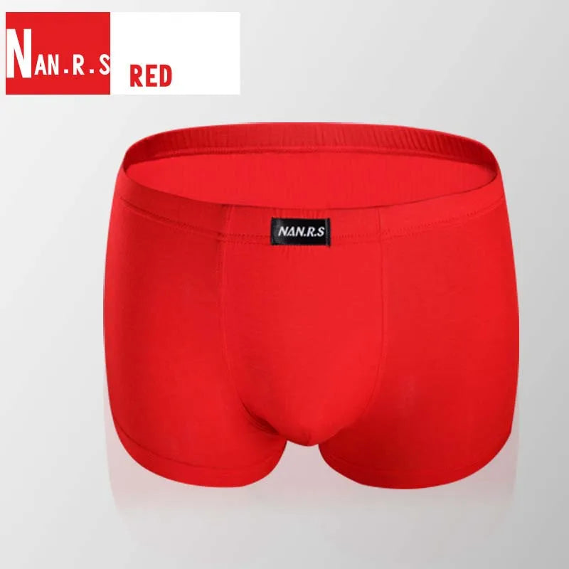 Men's Underwear Boxer Shorts Bamboo Fiber Solid Color Male Pants Breathable Underpants Boxer For Men Pantalones Para Hombres New