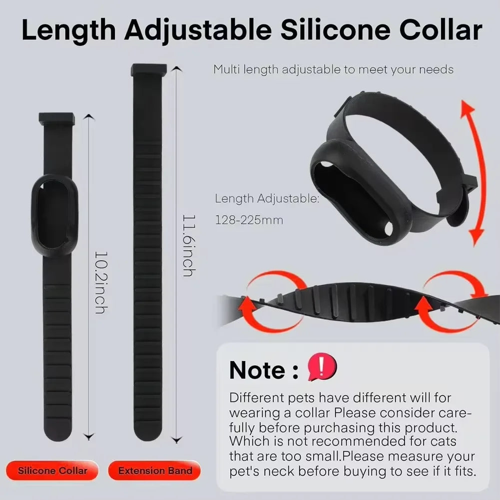 Pet Training Cat Dog Mini Camera Collar 1080P HD Real-Time Tracking Waterproof IP67 Eco-Friendly Fashion Design Nylon Material