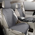 Universal Fit Car Accessories Suede Saddle Seat Cushion Pad Half Covered for 90% Sedan SUV Suede Set Cover Only 2 Front Seats