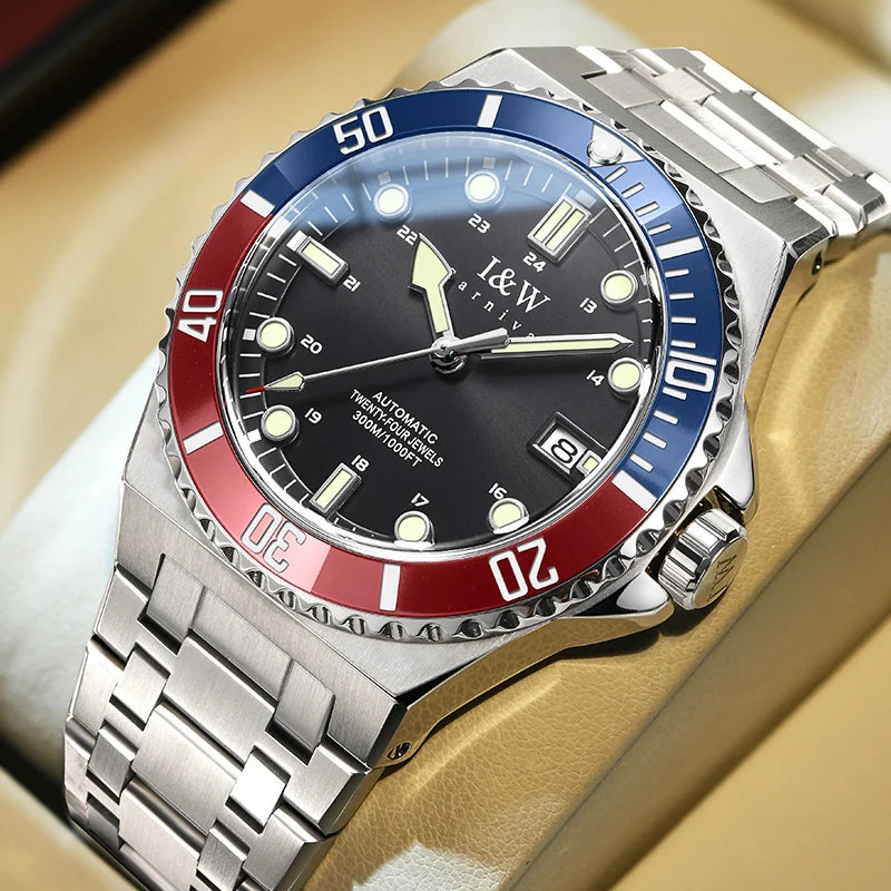 Wholesale OEM Luxury Designer High Quality Men's Sport Fashion Waterproof Mechanical Watch Repeater Miyota Stainless Steel Band