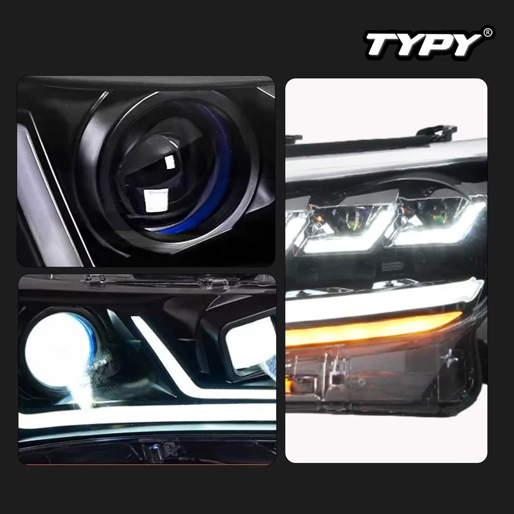 TYPY Car Headlights for Lexus LX570 2009-2015 LED Car Headlights Dynamic Information Turn Signals Car Accessories