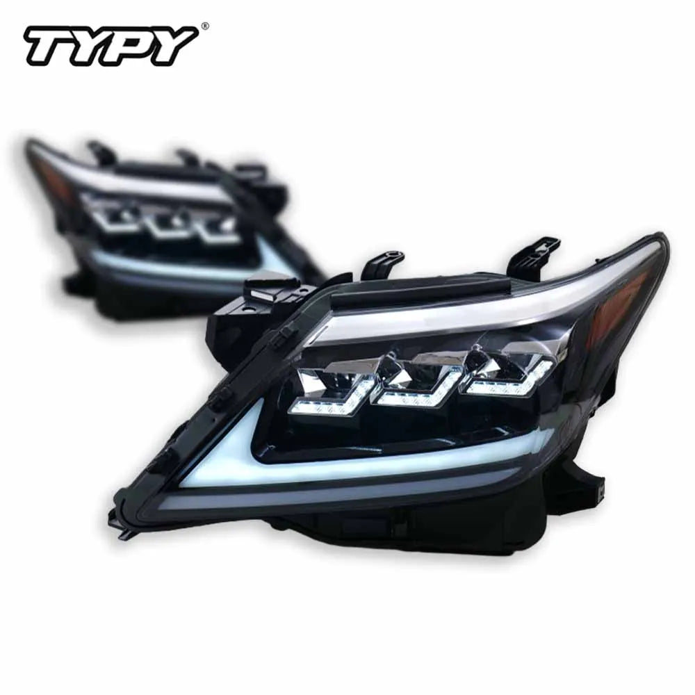 TYPY Car Headlights for Lexus LX570 2009-2015 LED Car Headlights Dynamic Information Turn Signals Car Accessories
