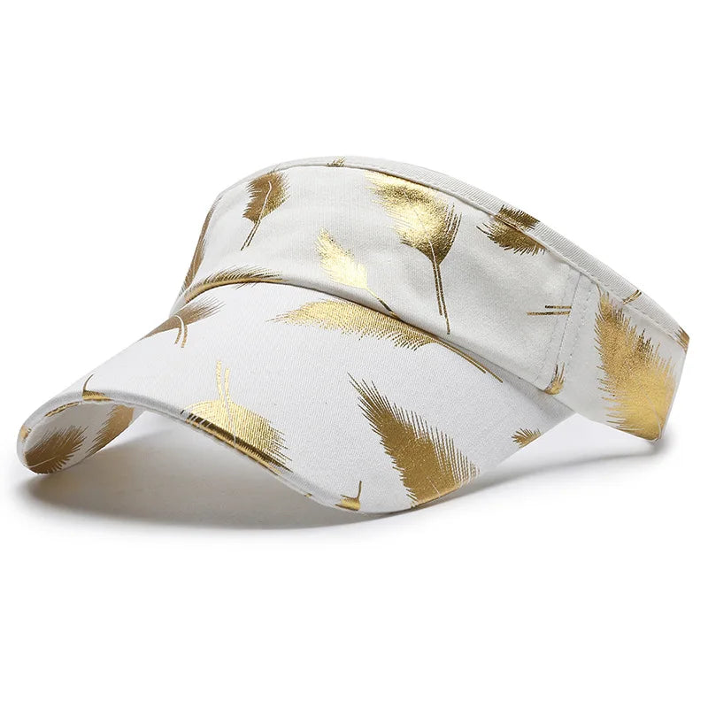 FS Brand Black Golden Feather Print Baseball Cap For Men Summer Women Trucker Hat Casual Cotton Snapback Hip Hop Caps Bone 2026
