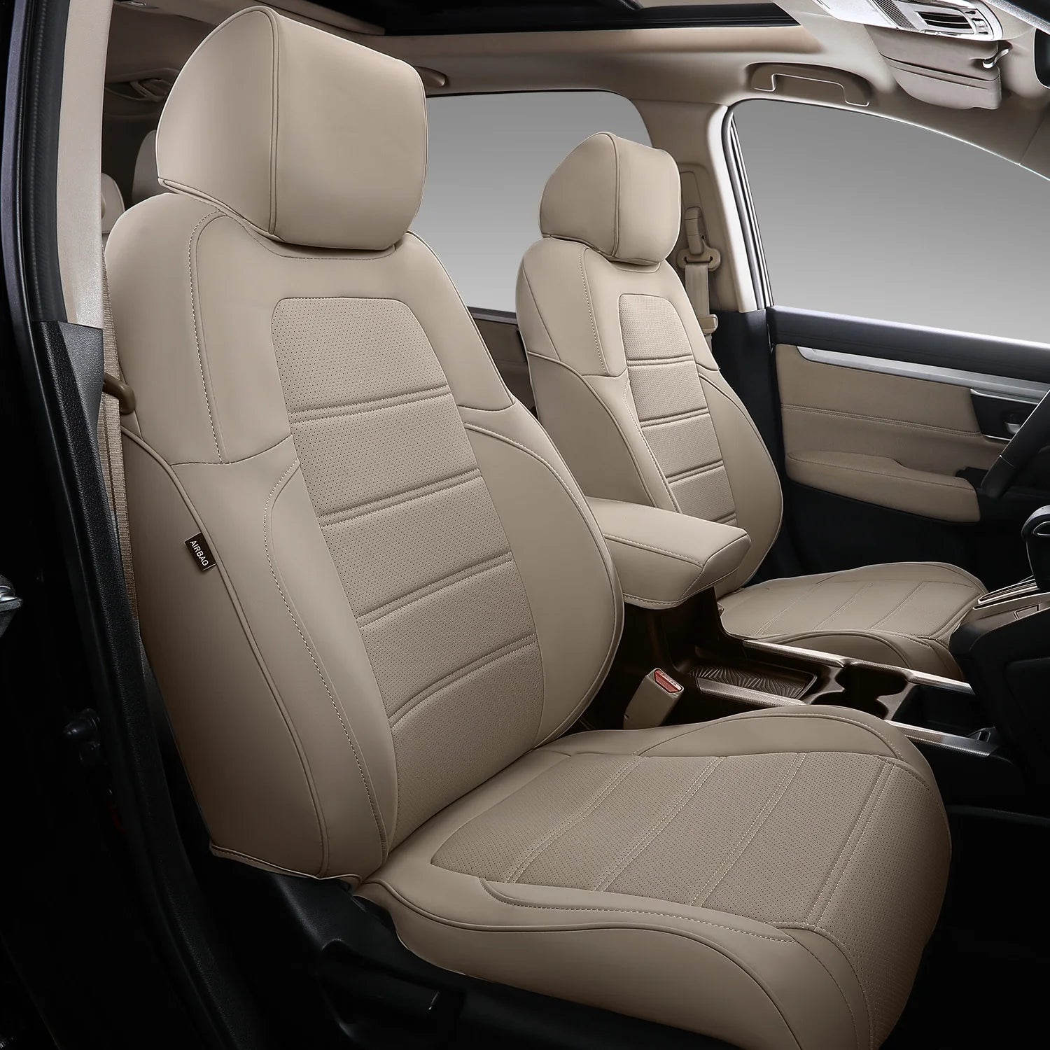 Luxury Car Seat Cover Customized for 2017-2021 Honda CRV Car Leather Seat Covers Car Accessories Front Rear Seat Cover