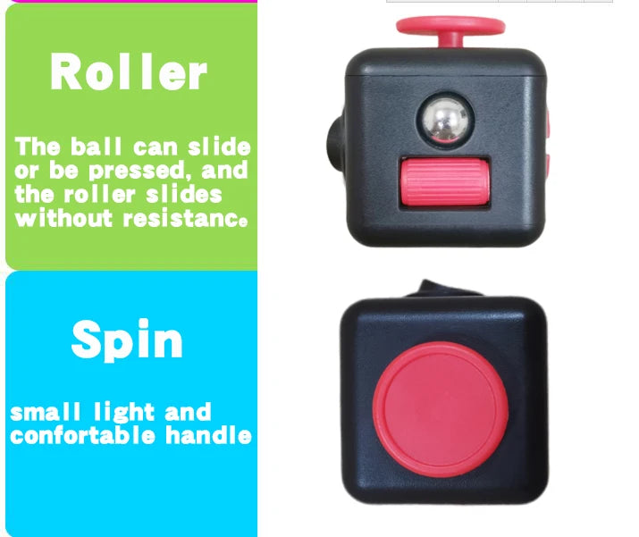 Fidget Toys Anti Stress Toys Magiques Push Decompression Dice Rainbow Fingertip Hand Game Antiestress Relax Toys for Figet Toys