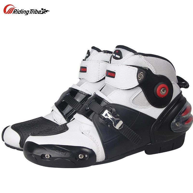 Professional Motorbike Motorcycle Boots Motocross Racing Boots Waterproof Biker Protect Ankle Moto Shoes