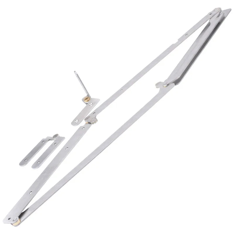 Modern 180Degrees Stainless Steel Bi-Folding Door Mechanism Full Access Hardware Sliding Barn Hinge System for Kitchen Home