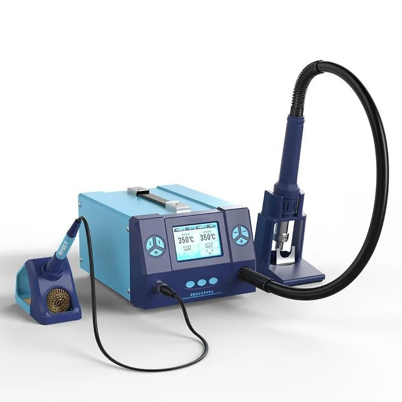TGS Dual Welding Station 1000W Mechanic 861DS Electric Soldering BGA Rework Repair Tool Induction Dormant Wind Gun Digital Type