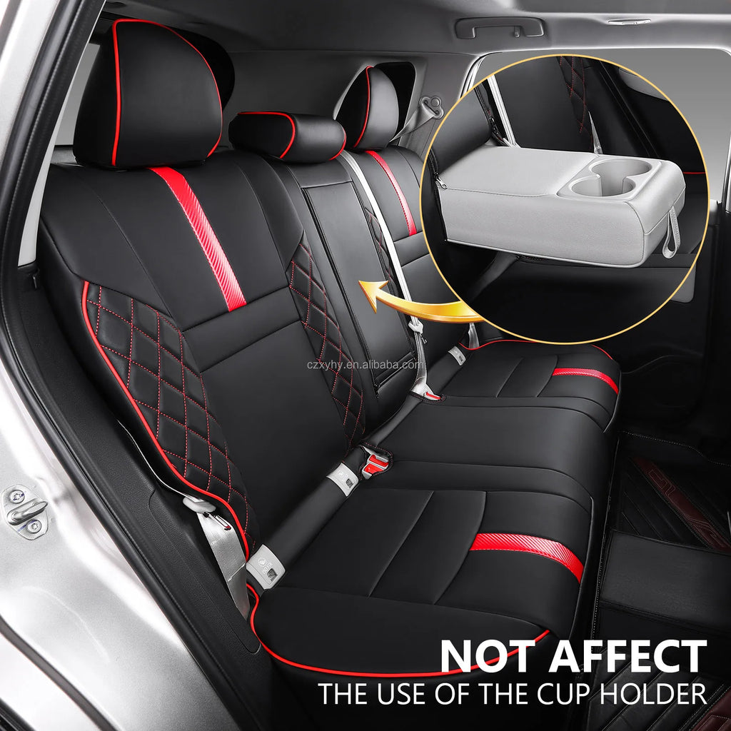 Luxury Sports Car Seat Cover Customized for 2017-2019 Nissan Rogue Leather Seat Covers All-Season Car Accessories