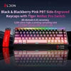 LDON 68 New Model RGB Wired Mechanical Keyboard 8000Hz Magnetic Switch 68 Laser Keys for PC Desktop Gaming Operation