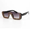 2026 New Arrivals Bling Studded High Quality Glitter Luxury Designer Sun Glasses Shades Rhinestone Square Sunglasses for Woman