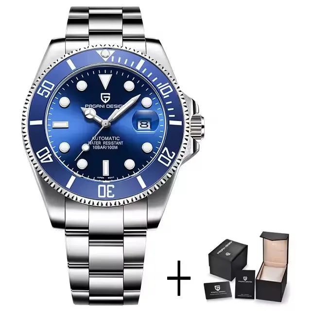 2026 New PAGANI Design PD-1639 Waterproof Japan 8215 Luxury Sapphire Crystal Glass Mechanical Men Watches Relogio Masculino