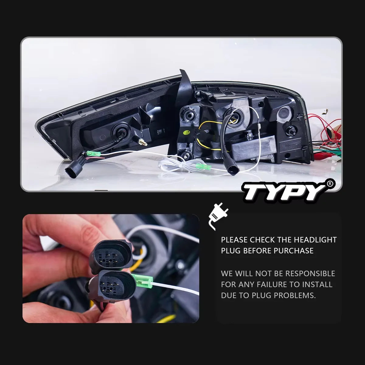 TYPY Car Tail Lights  LED Car Tail Lamps Daytime Running Lights for Audi A6 C7 2012-2015 Dynamic Turn Signals Car Accessories