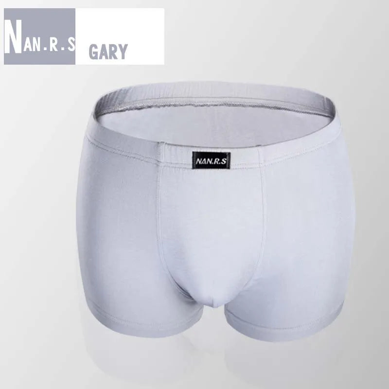 Men's Underwear Boxer Shorts Bamboo Fiber Solid Color Male Pants Breathable Underpants Boxer For Men Pantalones Para Hombres New