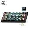 AULA F75 MAX Gaming Mechanical Keyboard 75% Wired//2.4G Hot-Swap RGB E-sports Keyboard with TFT Screen for PC Office