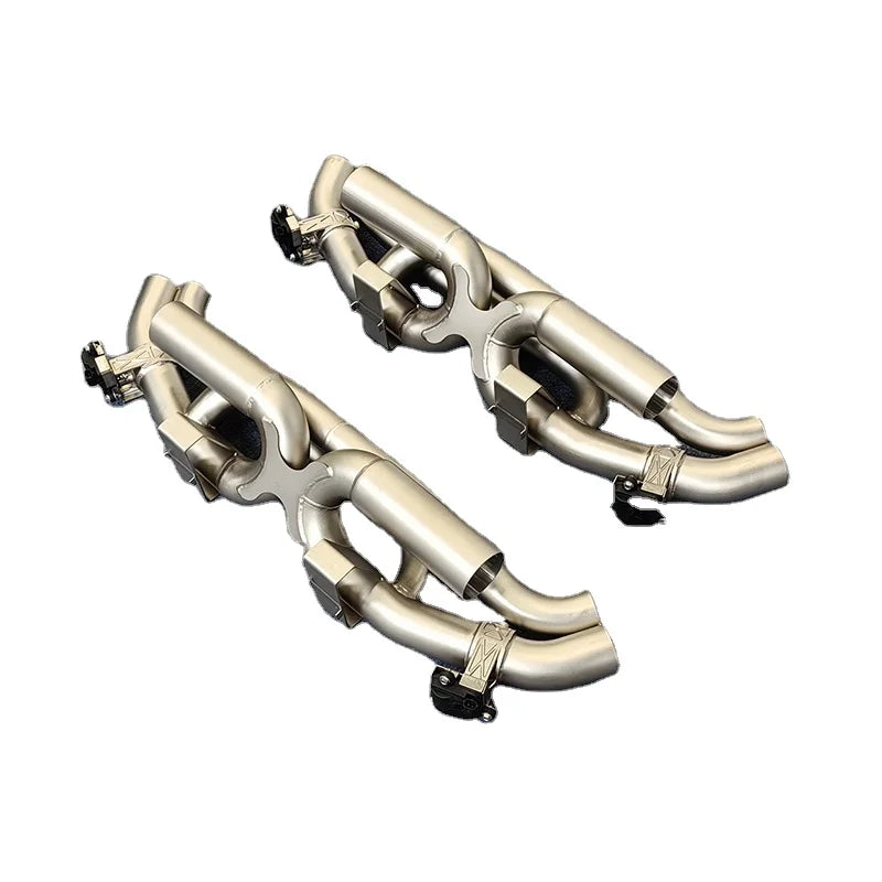 Active Sound Tuning Exhaust Muffler With Valves for Porsche  911 992 Gt3 Stainless Steel304 Catback Muffler Car Accessories