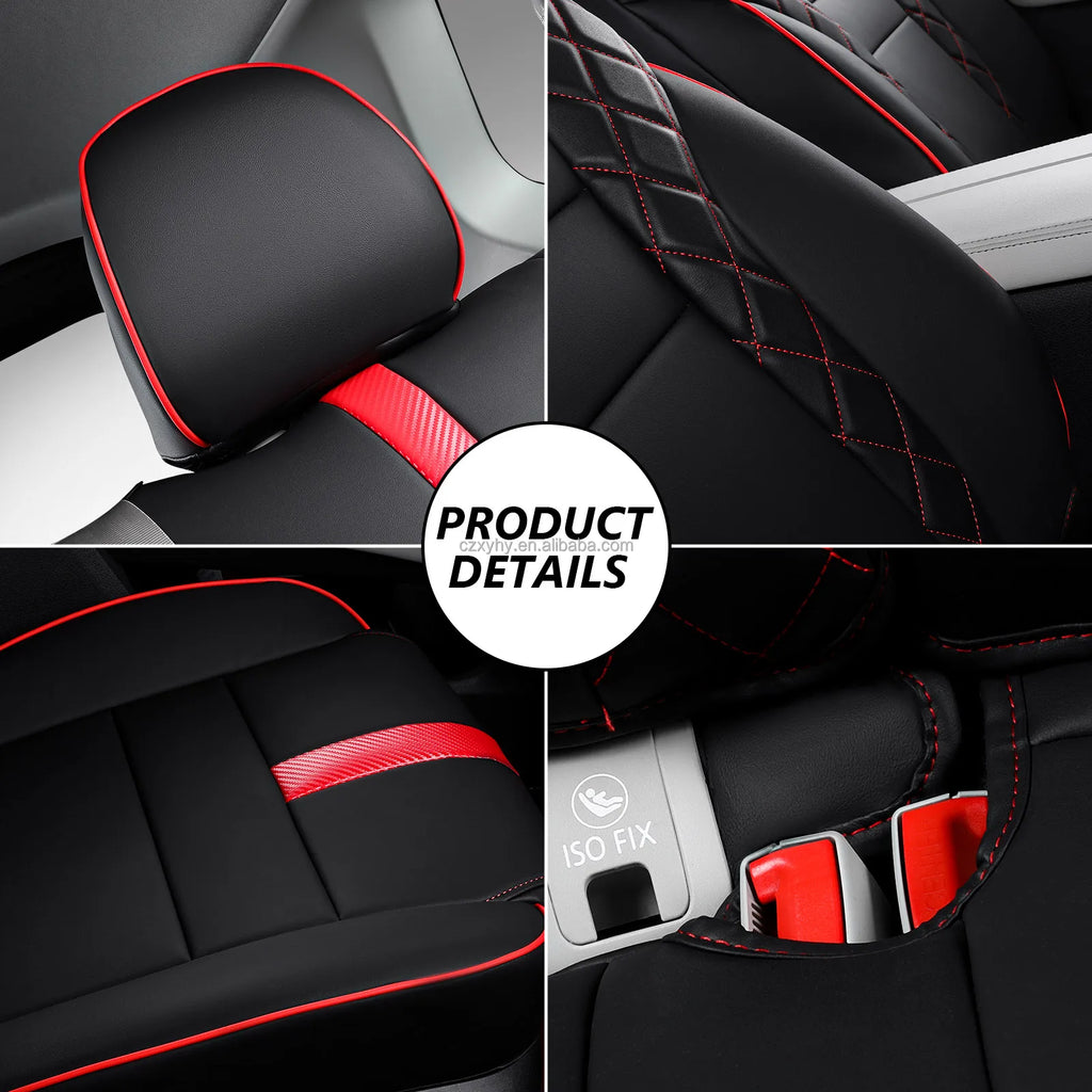 Luxury Sports Car Seat Cover Customized for 2017-2019 Nissan Rogue Leather Seat Covers All-Season Car Accessories