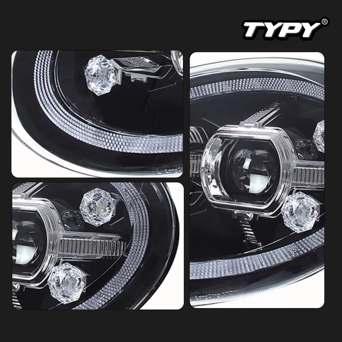 TYPY Car Headlights for VW Beetle LED Car Lamps Daytime Running Lights Dynamic Plug and Play Car Accessories 2013-2021