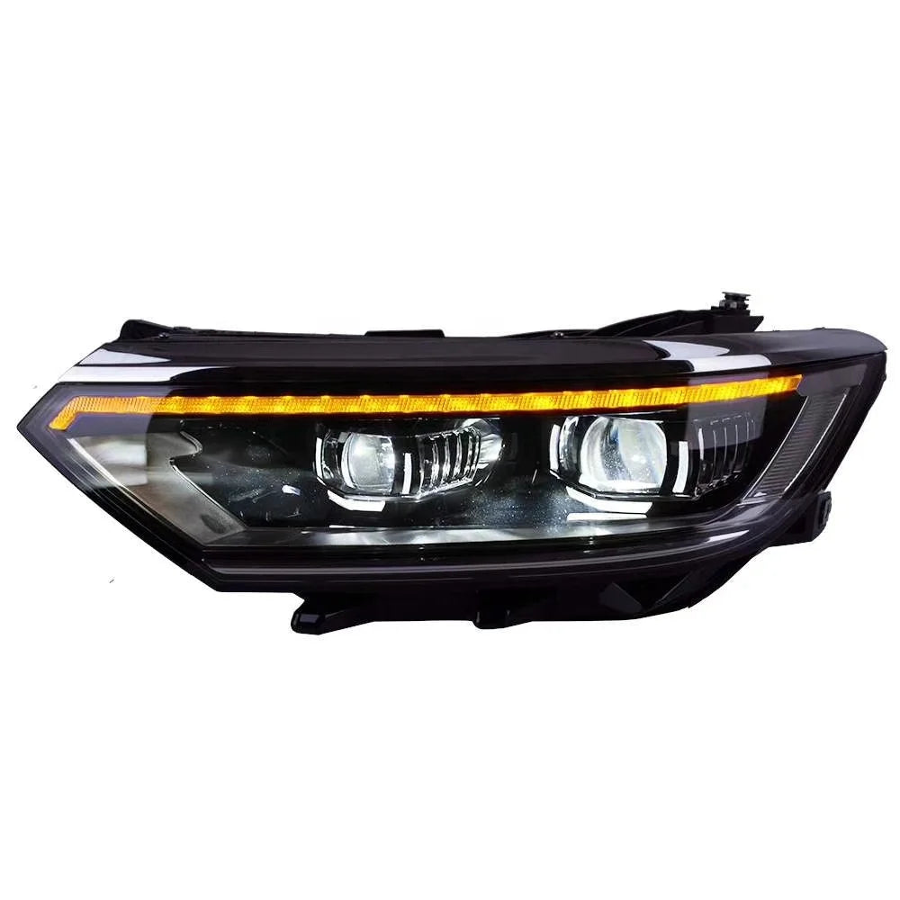 Car Accessories Blue Light of Headlight for V W PASSAT  /MAGOTAN B8 2016- 2018LED  Headlamp Used for Aotu  Modified Cars