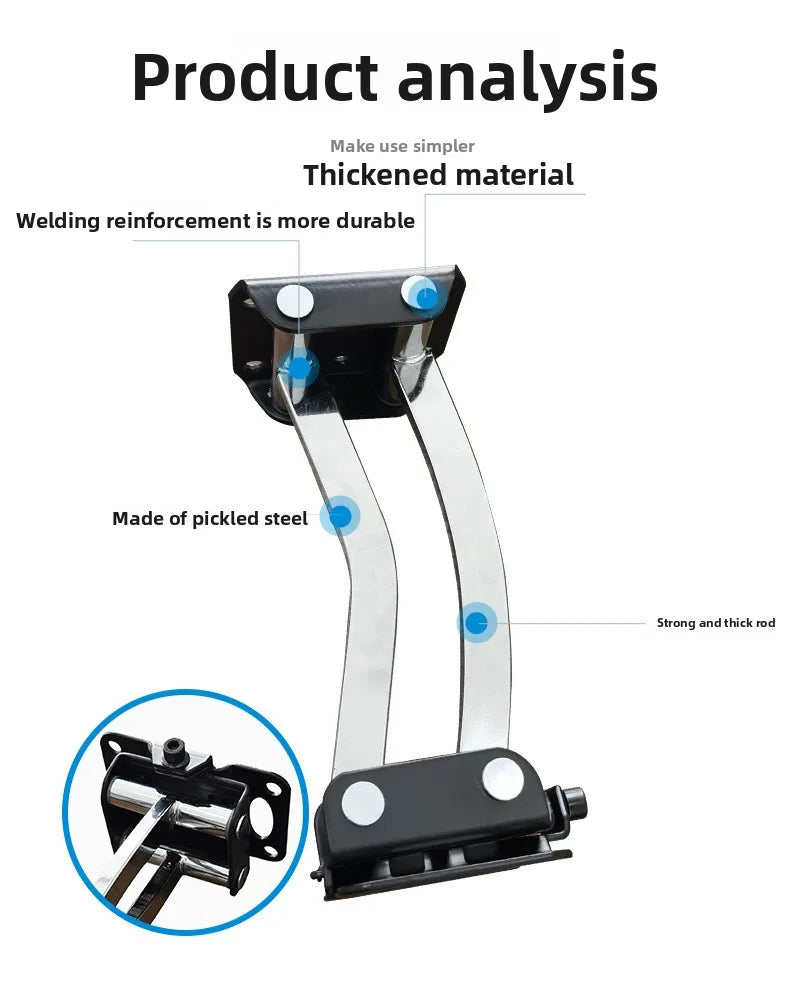 Functional Hardware for Sofa & Bed Detachable Forward & Backward Shift Hinge Mechanism with Backrest & Armrest Accessory