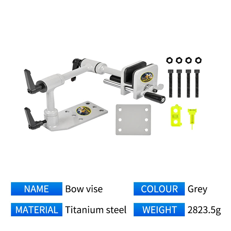 Archery Bow Vise Compound Bows Risers Limbs Tuning Mechanics Adjustable Holder Fixed Bowstring Replacement Bracket Equipment