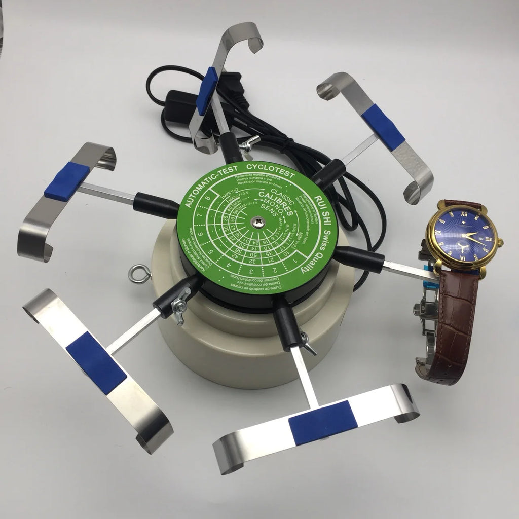Watch Repair Tools 6 Arms Automatic Cyclotest Watch Winder for Watchmaker Testing Mechanical Watch Tester Tools