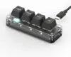 USB-C Customized Keyboard Mini Copy Paste 2 3 Keys with RGB Light Multimedia Knob Mechanical Hot Swap Programmable Macro Keypads