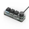 USB-C Customized Keyboard Mini Copy Paste 2 3 Keys with RGB Light Multimedia Knob Mechanical Hot Swap Programmable Macro Keypads