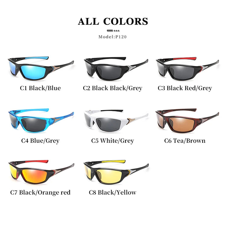 China Hot Selling High Quality Sport Fashion Polarized Sunglasses Newest  P120
