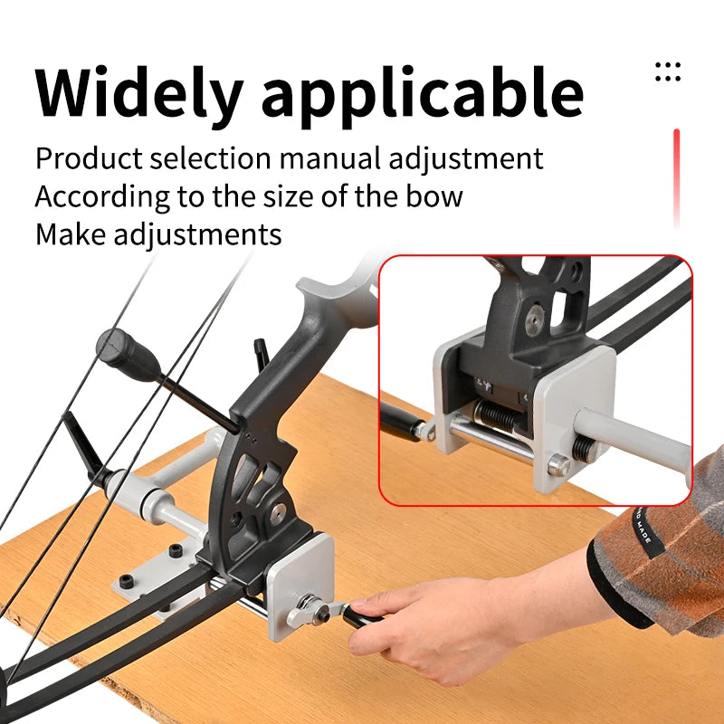 Archery Bow Vise Compound Bows Risers Limbs Tuning Mechanics Adjustable Holder Fixed Bowstring Replacement Bracket Equipment