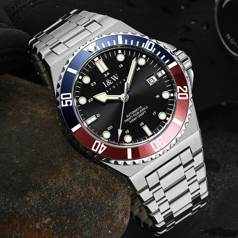 Wholesale OEM Luxury Designer High Quality Men's Sport Fashion Waterproof Mechanical Watch Repeater Miyota Stainless Steel Band
