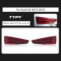 TYPY Car Tail Lights for Audi Q3 2013-2018 LED Car Tail Lamps Daytime Running Lights Dynamic Turn Signals Car Accessories