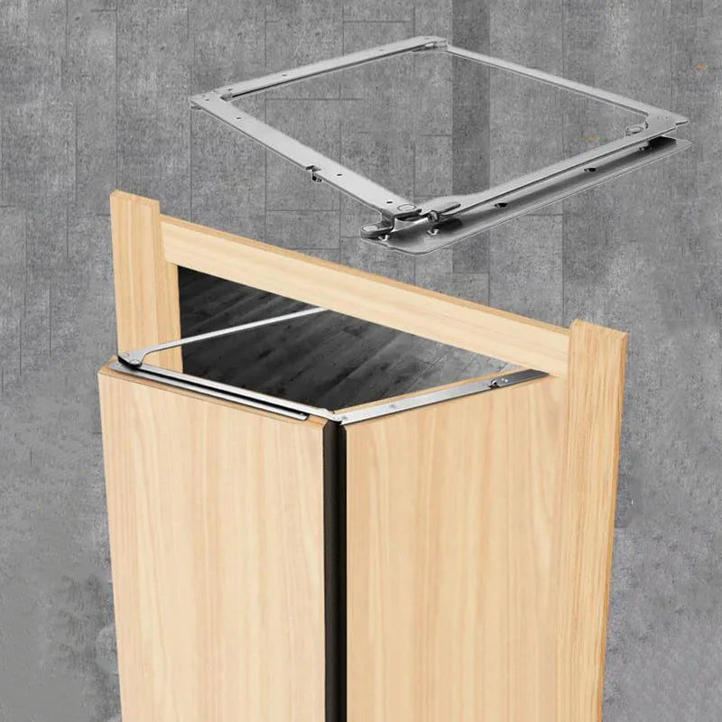 Modern 180Degrees Stainless Steel Bi-Folding Door Mechanism Full Access Hardware Sliding Barn Hinge System for Kitchen Home